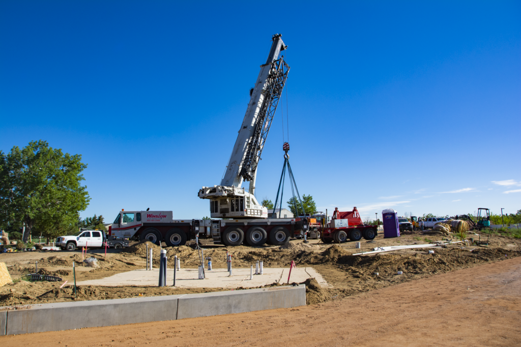photograph of big construction equipment