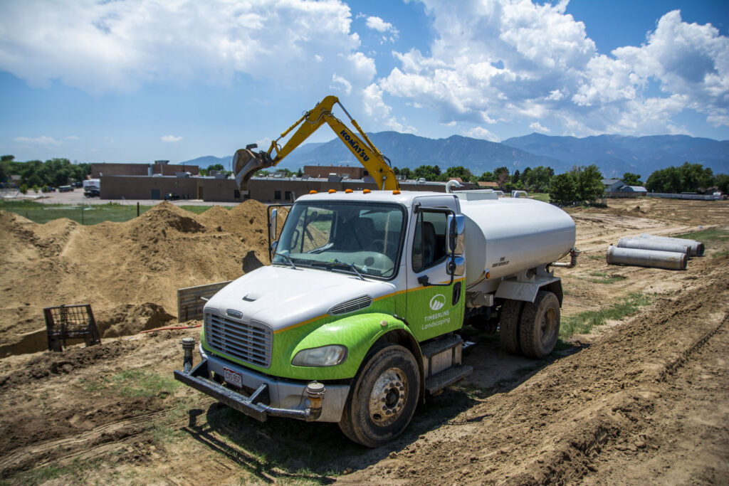 Photograph of Timberline Landscaping truck